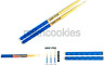 5263420006 Grip Stix Long Blue Drumsticks Ideal For All Drumming Ca 5263420006 Grip Stix Long Blue Drumsticks Ideal For All Drumming Ca