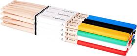 Aqjunong 445043547502 Drum Sticks Classic 7a Maple Wood Tip 12 Pair No-slip Drumsticks For Kids And A
