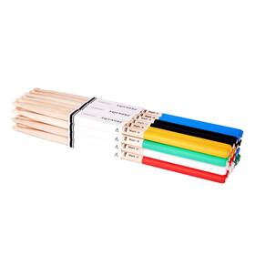 Aqjunong 735881160122 Drum Sticks Classic 5a Maple Wood Tip 12 Pair No-slip Drumsticks Fo