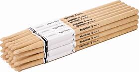 Aqjunong Afmgb-12p-2b 2b Drumsticks 12 Pair Maple Drum Sticks Wood Tip F