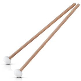 Flylin 2024287 2pcs Snare Drum Timpani Stick 15 Inch Length Wool Felt Head With