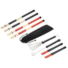 Mea220914ee0048 Meccanixity Drum Stick Brush Set 1 Pair Retractable Metal Wire Brushes Nylon Dru
