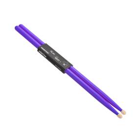 Mea240317ee000290 Meccanixity Maple Wood Drumstick Anti Slip Handle Grips 5a Purple Classic Drum Stick