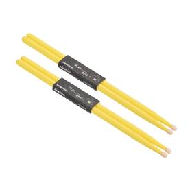 Meccanixity Mea240317ee000315 2 Pair Maple Wood Drumstick Anti Slip Handle Grips 7a Yellow Classic Drum Sti