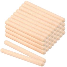 Taicheut 769712426491 48 Music Sticks 8 Inch Natural Hardwood Claves Percussion Instrument