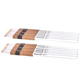 Vaisoeny 735881160276 Drumsticks Lacquered 7a Classic Hard Maple Wood Drum Sticks 6 Pair Drumstic