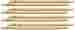 Vsp5bw Vater Hickory Drumstick Prepack 5b Wood Tip 641652172013