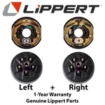 Lippert 3.5K Self-adjust Brake & 10" Drum Hub Kit 5X4.5 Fit Dexter Alko Rockwell. Fixed Price $418.99.