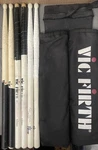 3 Pair Vic Firth Ralph Hardimon Corpsmaster Marching Drum Stick Bag 2 Nylon Tip. Fixed Price $22.49.
