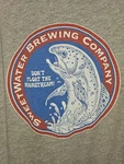 Sweetwater Brewing Company Georgia Large Mens Gray Graphic Logo Short Sleeve Tee. Fixed Price $13.99.