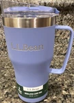 L.l.bean Insulated Camp Mug 20 Oz Blue Stainless Steel W/ Lid & Handle. Fixed Price $20.00.