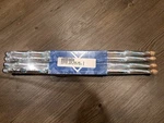 Vater Color Wrap 5B Silver Luminescent Wood Tip Drum Sticks (4-PACK). Fixed Price $75.75.