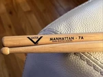 New Vater American Hickory Manhattan 7A Wood Drum Sticks Sealed. Fixed Price $9.60.