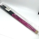 15" Long Pink Sparkle W Black Oak Non-slip Grip Drumsticks Drumming. Fixed Price $12.99.