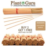 Unscented Incense Sticks 11" - 100% Natural Light Brown Joss Wood Punk Bulk. Fixed Price $7.44.