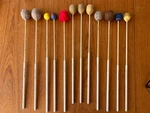 Variety Set Of Musser Mallets - F9 F10 M6 M8 M9 M12 M17 M18. Fixed Price $49.00.