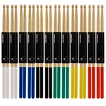 12 Pair Drumsticks 7A Maple Wood Non Slip Rubber Grip Kids Adults Beginner Set. Fixed Price $29.07.