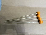Encore Mallets Yarn Orange 43YB Two Pairs. Fixed Price $27.00.