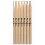 Promark Classic Forward Hickory Drum Sticks 5A Wood Tip, 12-PACK. Fixed Price $149.97.