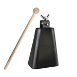 Goghost Steel Cowbell With Stick, Noise Makers Hand 4", Silver,black,beige. Fixed Price $19.98.