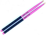 15" Long Pink With Black Oak Non-slip Grip Drumsticks -ideal For All Drumming.... Fixed Price $24.93.