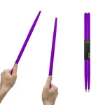 5A Maple Wood Drumsticks, Non-slip Grip, Classic Purple For Kids A.... Fixed Price $14.45.