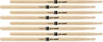 Promark Classic Attack Drumsticks Shira Kashi Oak 5B Wood Tip 4-PACK. Fixed Price $62.99.