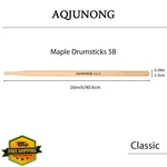 Aqjunong 12 Pair 5B Maple Wood Drum Sticks, Tear Drop Tip. Fixed Price $36.99.